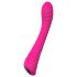 Sex HD Sunshine - akumulatorski rebrasti vibrator za G-točko (roza)