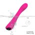 Sex HD Sunshine - akumulatorski rebrasti vibrator za G-točko (roza)