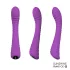 Sex HD Sunshine - vibrator za G-točko - polnjenje, rebrast - vijoličen