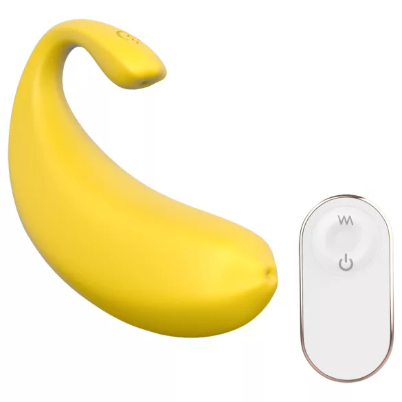 Sex HD - jajce vibrator z upravljanjem prek aplikacije (rumeno)