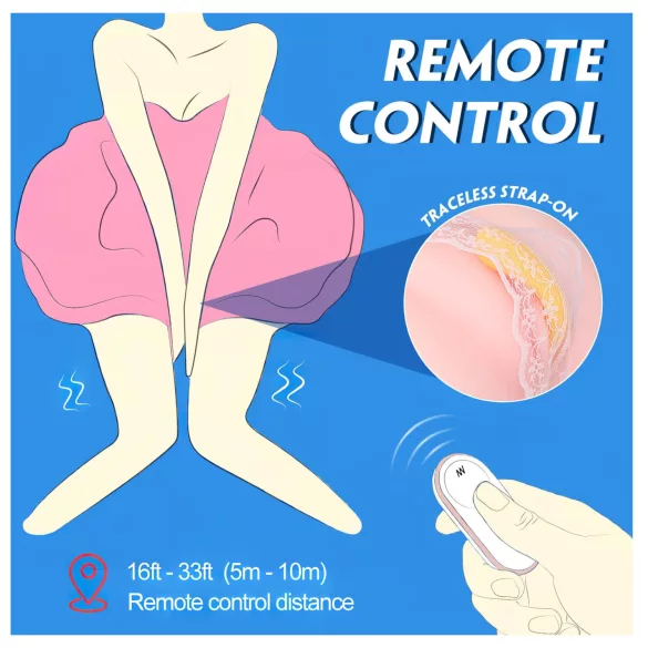 Sex HD - jajce vibrator z upravljanjem prek aplikacije (rumeno)