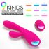 Sex HD Muses - vodoodporen grelni vibrator, polnljiv, rožnat
