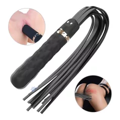   Sex HD Bloody Mary - vibrator z baterijo - vodoodporen - črn - bič