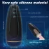 Sex HD Hawk - masturbator z vibracijo in sesanjem - akumulatorski črn-bel