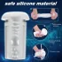 Sex HD Hawk - masturbator z vibracijo in sesanjem - akumulatorski črn-bel