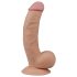 Lovetoy Ultra Soft – prožen, realistični dildo – 21,5 cm (naravno)