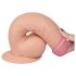 Lovetoy Ultra Soft – prožen, realistični dildo – 21,5 cm (naravno)