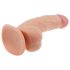 Lovetoy Ultra Soft – prožen, realistični dildo – 21,5 cm (naravno)