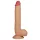 Lovetoy King-Sized - realistični dildo s priseskom - 25 cm naravna barva