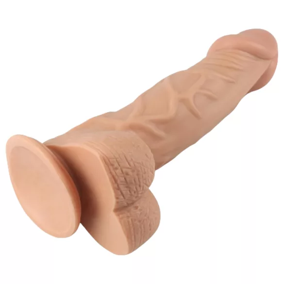Lovetoy Real Extreme - dildo s priseskom - 23 cm (naravno)