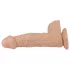 Lovetoy Real Extreme - dildo s priseskom - 23 cm (naravno)