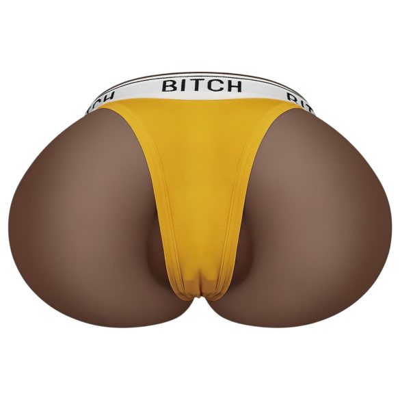 Lovetoy - umetna vagina torzo in tanga - temna naravna barva