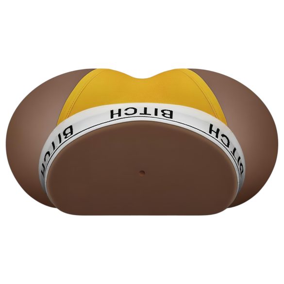 Lovetoy - umetna vagina torzo in tanga - temna naravna barva