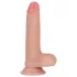 Lovetoy Nature Cock - realistični dildo - dvoplastni - 18 cm - naravna barva