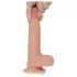 Lovetoy Nature Cock - realistični dildo - dvoplastni - 18 cm - naravna barva