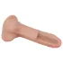Lovetoy Nature Cock - realistični dildo - dvoplastni - 18 cm - naravna barva
