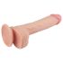 Lovetoy Nature Cock - realistični dildo s priseskom - 21 cm - natur