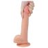 Lovetoy Naravni Kay - realistično dildo z vakuumsko osnovo, 21 cm (natur)