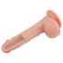 Lovetoy Naravni Kay - realistično dildo z vakuumsko osnovo, 21 cm (natur)