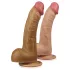Lovetoy - realistični ukrivljen dildo - 20 cm - natur