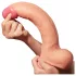 Lovetoy Nature Cock - realistični dildo - dvoplastni - 30 cm - natur