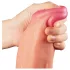 Lovetoy Nature Cock - realistični dildo - dvoplastni - 30 cm - natur