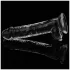Lovetoy Flawless Clear - dildo s priseskom - 19 cm (prozoren)