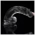 Lovetoy Flawless Clear - dildo s priseskom - 19 cm (prozoren)