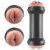 Lovetoy - vagina in zadnjik masturbator (naravna barva)