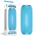 Lovetoy Training Master - dvostranski rebrast masturbator (moder)