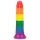 Lovetoy Prider 7.0 - realistični dildo - 19 cm (mavrični)