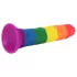 Lovetoy Prider 7.0 - realistični dildo - 19 cm (mavrični)