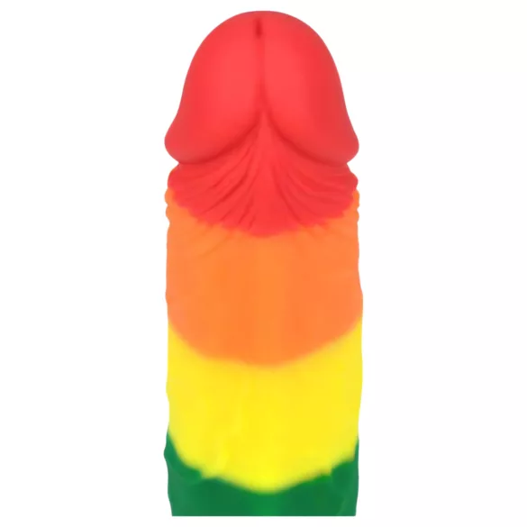 Lovetoy Prider 7.0 - realistični dildo - 19 cm (mavrični)