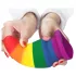 Lovetoy Prider - analni čep za razširjanje - 15 cm mavrični