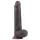 Lovetoy - dildo z dvojnim slojem - 23 cm - rjava