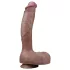 Lovetoy Nature Cock - realistični dildo - dvojna plast - 26 cm - nevtralna barva