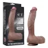Lovetoy Nature Cock - realistični dildo - dvojna plast - 26 cm - nevtralna barva