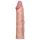 Lovetoy Pleasure X-tender - penis tulec - podaljšek - 19 cm - naravna barva