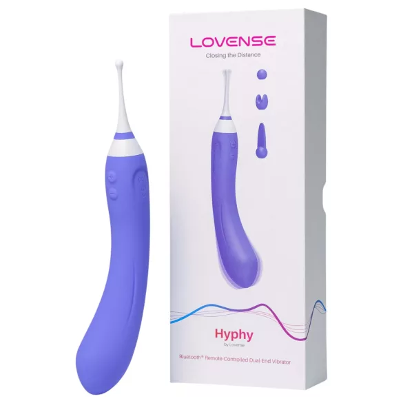 LOVENSE - 2v1 pametni vibrator - vijolična