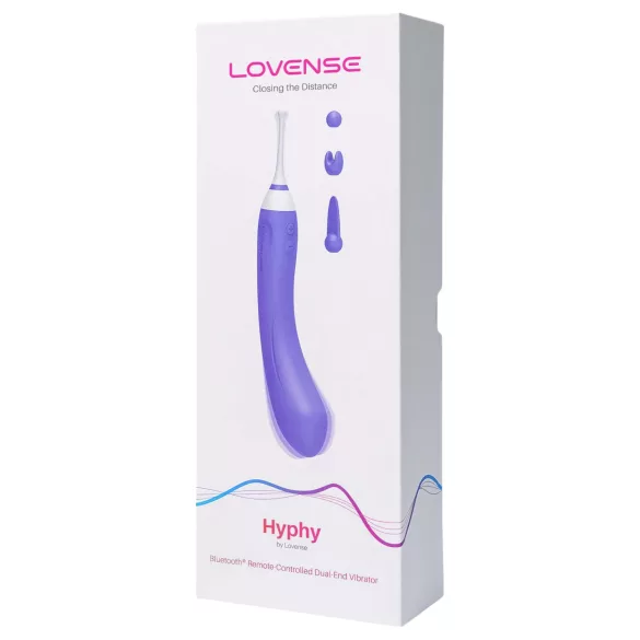 LOVENSE - 2v1 pametni vibrator - vijolična