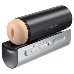   Lovense Solace Pro - aplikacijsko voden potisni masturbator za moške (črn)