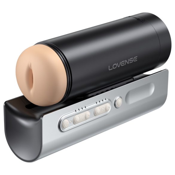 LOVENSE Solace Pro – pameten črni masturbator s funkcijo gibanja gor-dol