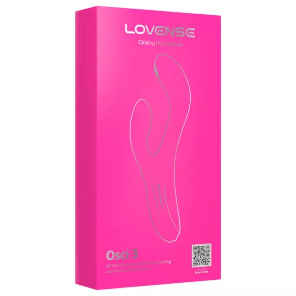 LOVENSE Osci 3 - vibrator s klitoralnim krakom (rožnate barve)