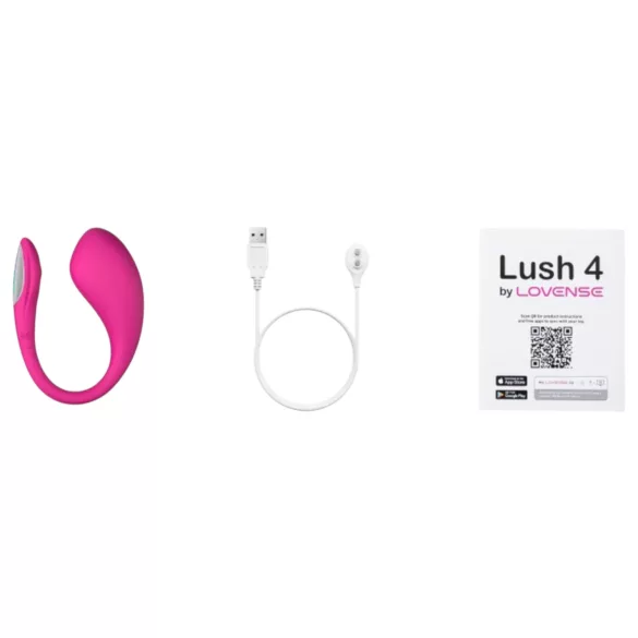 LOVENSE Lush 4 - pametno vibracijsko jajce (roza)