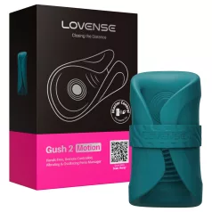   Lovense Gush 2 - aplikacijsko upravljan vibrator za glavico penisa (turkizen)