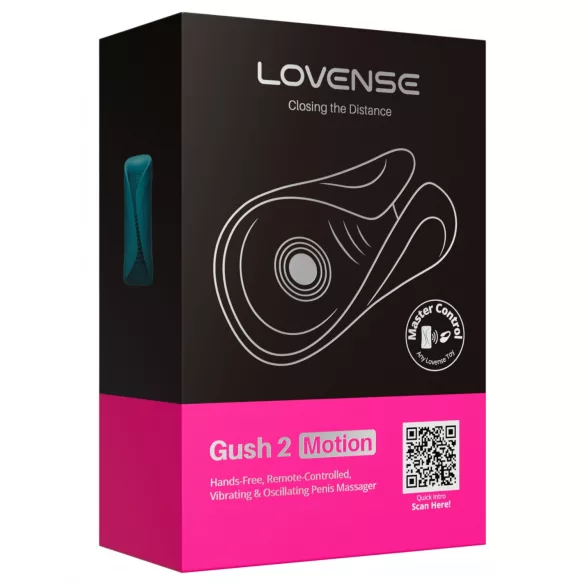Lovense Gush 2 - aplikacijsko upravljan vibrator za glavico penisa (turkizen)