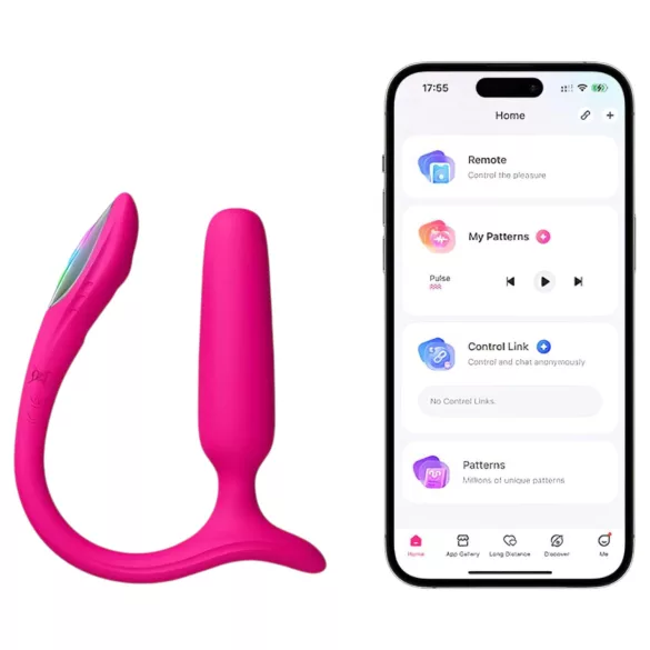 LOVENSE Lush Anal - pametni analni vibrator (rožnata)