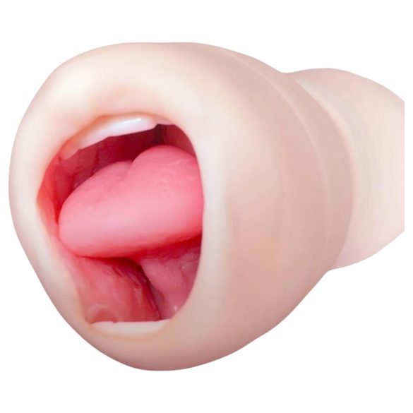 Tracy's Dog Cup - realistično ustno oblikovano mastrubator z zobmi (naravno)