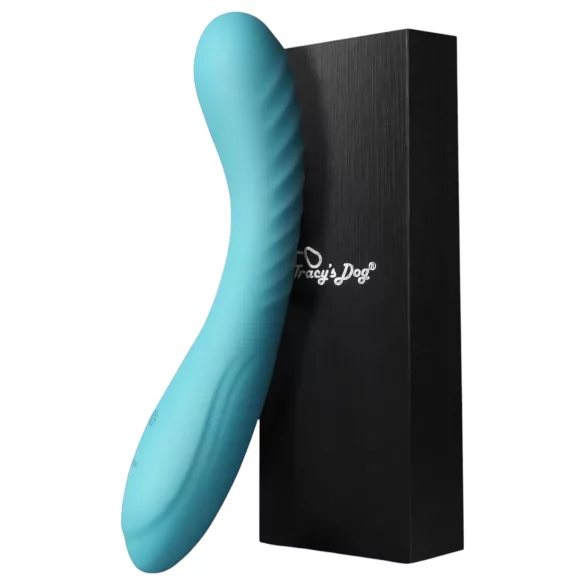 Tracy's Dog Teal - vibrator za G-točko - polnilni - turkizna