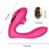Tracy's Dog 2 - vibrator 2v1 z zračnimi valovi - roza